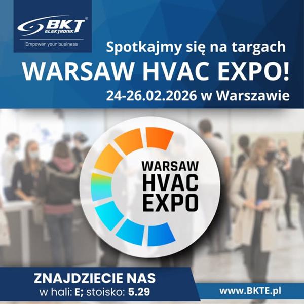 📣 Zapraszamy na targi HVAC!