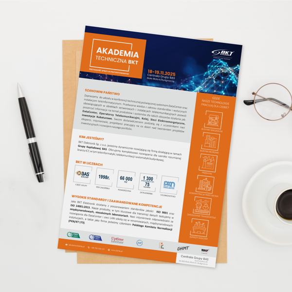 Masz już zaproszenie na Akademię Techniczną BKT?
Jeśli jeszcze nie, koniecznie skontaktuj się z naszym przedstawicielem!