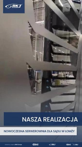 Realizacja dla sektora publicznego ✔️

Dla Sądu w Łomży wykonaliśmy zaawansowaną konfigurację BKT MicroDC Modular Rack 6+4 – kompleksowe rozwiązanie typu micro data center, zaprojektowane z myślą o maksymalnym bezpieczeństwie i ciągłośc.
