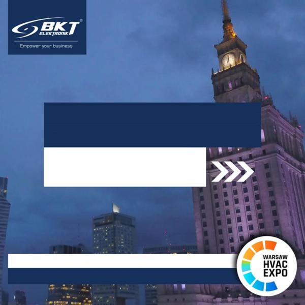 Już we wtorek widzimy się na Targi Warsaw HVAC EXPO w Warszawie 🚀
Spotkaj nas na stoisku BKT Elektronik podczas Międzynarodowych Targów #HVAC w Ptak Warsaw Expo.