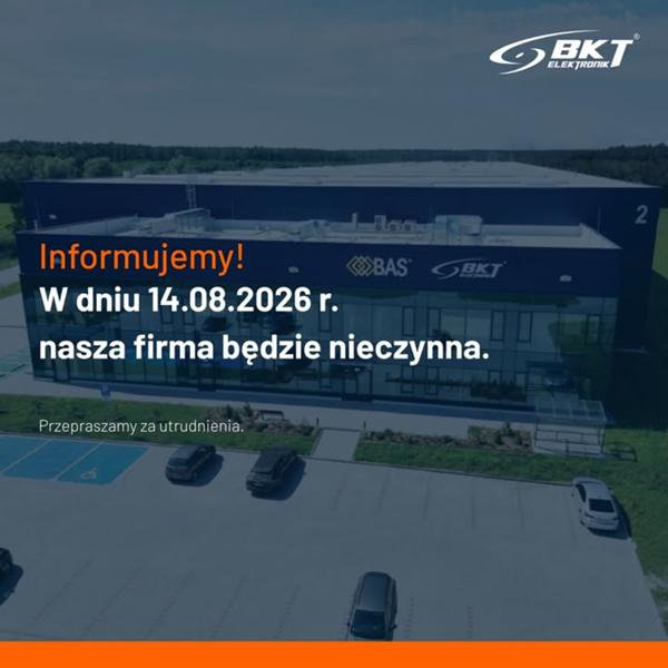 Informujemy o zmianie w organizacji pracy w najbliższy piątek.